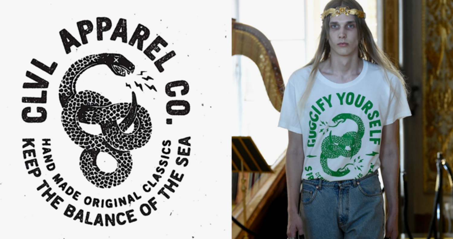 GUCCI COPY DESIGN ALLEGATIONS CRUISE 2018 ALESSANDRO MICHELE FASHION NEWS
