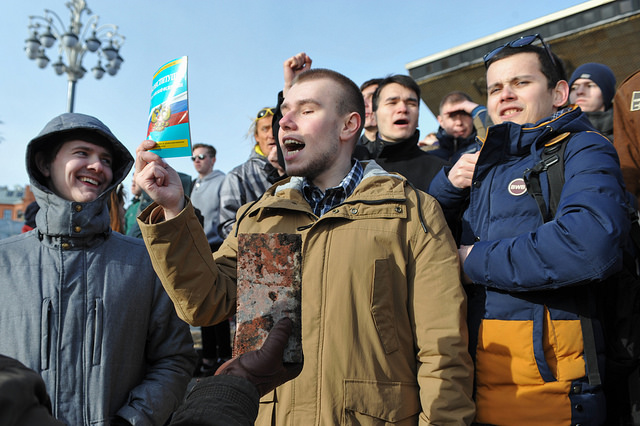 RUSSIAN YOUTH REVOLT AGAINST KREMLIN