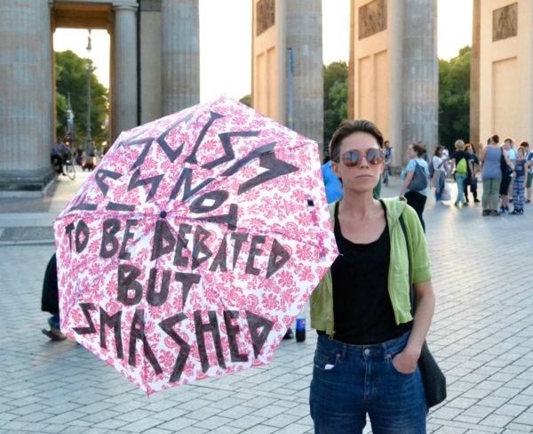 Berlin Protest Charlottesville Attacks