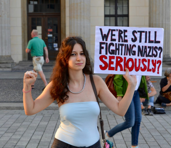 Berlin Protest Charlottesville Attacks