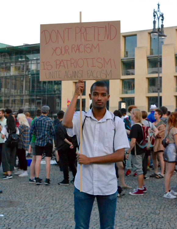 Berlin Protest Charlottesville Attacks