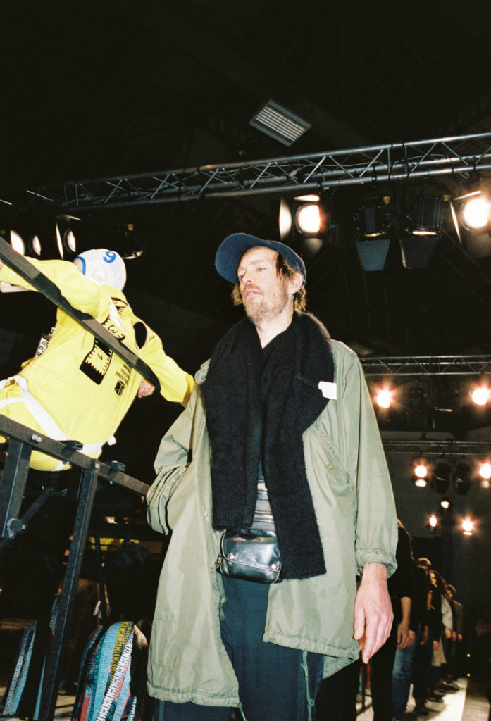 Henrik Vibskov backstage