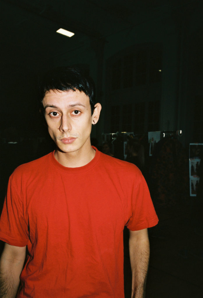 Henrik Vibskov backstage