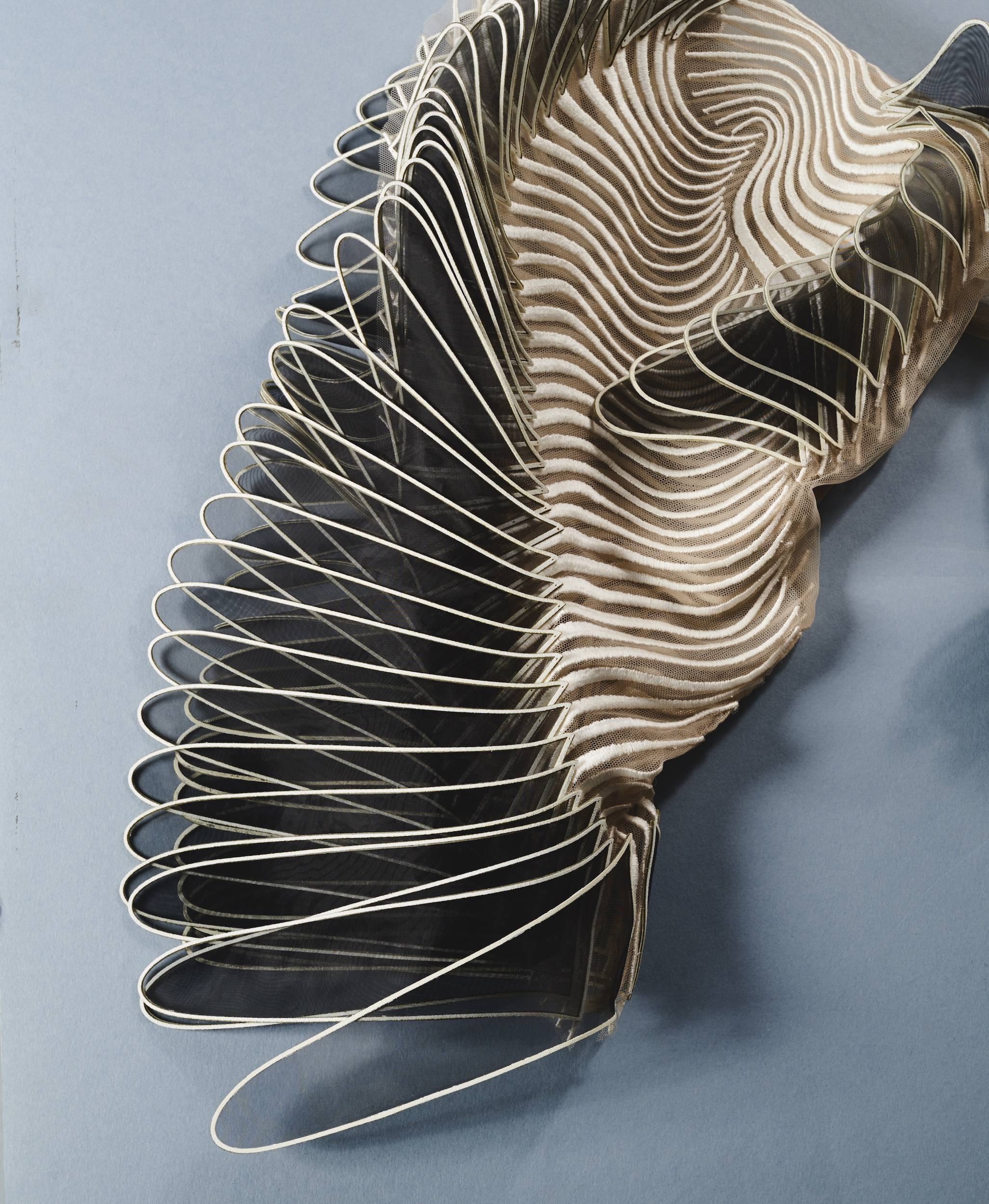 iris van herpen uses laser cutting techniques to create 3D