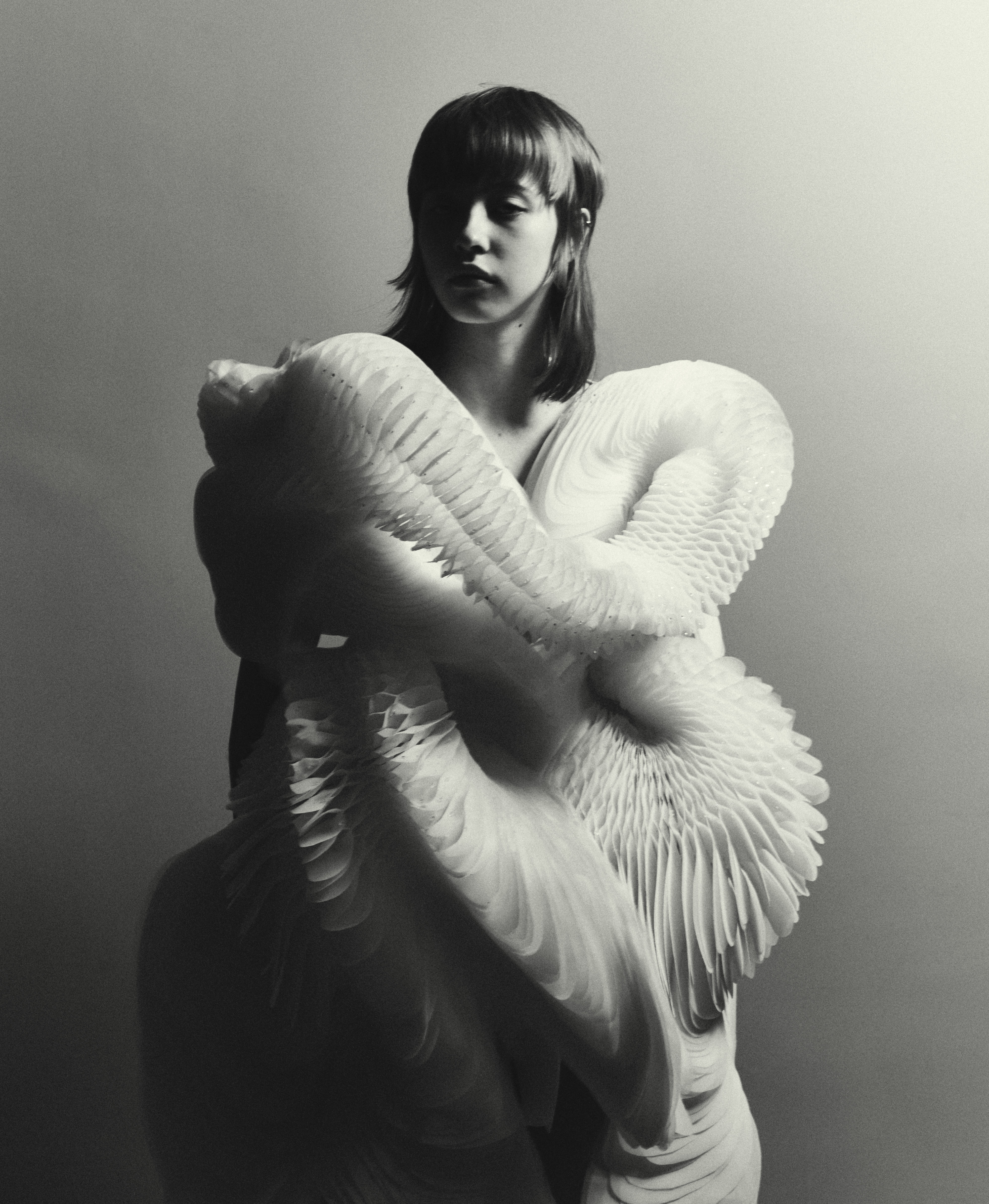 iris van herpen white dress